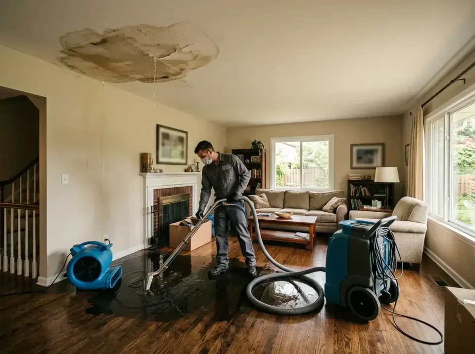 attic-pipe-burst-ceiling-drip-008 — frequently asked questions, Water Damage Restoration & Carpet Care in Lansdowne, VA